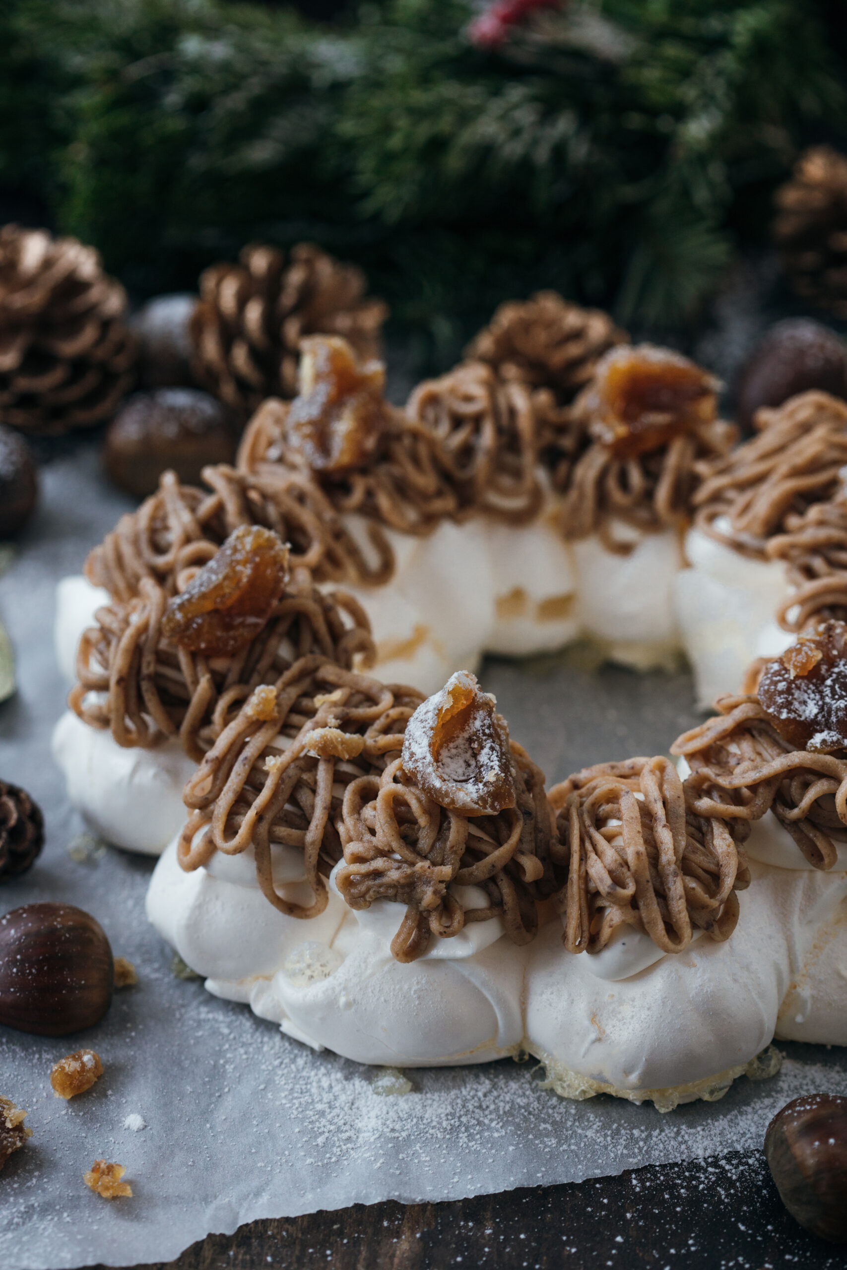 Mont Blanc façon pavlova Plus une miette dans l assiette